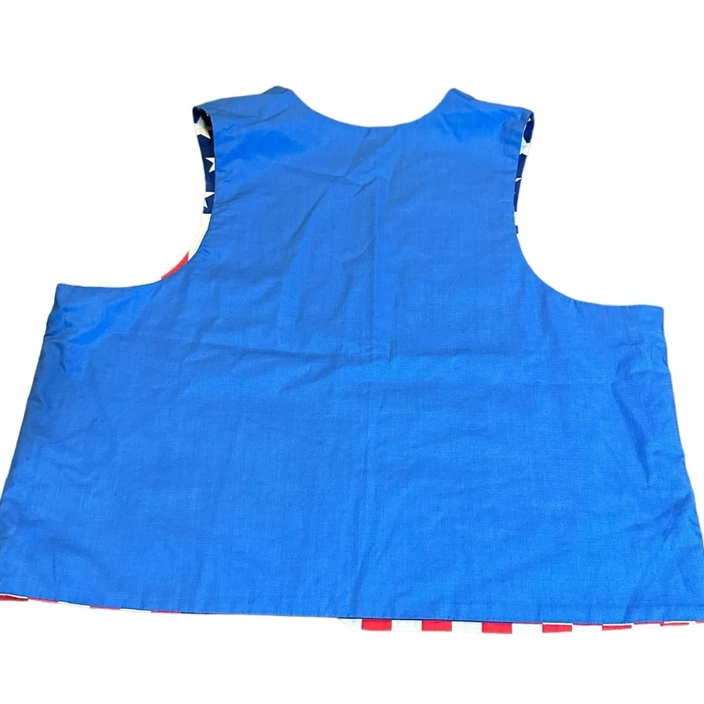 Vintage Handcrafted God Bless America Statue of Liberty  Vest‎